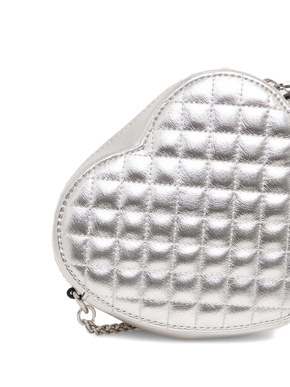 GUESS USA Crossbodytas met logoplakkaat Zilver
