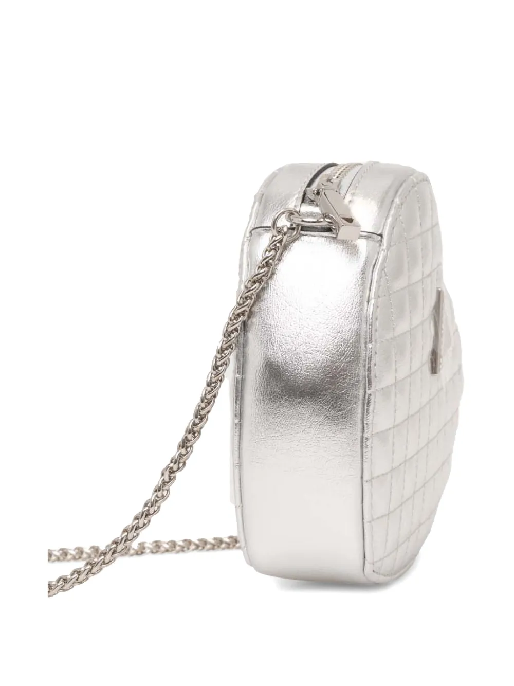 GUESS USA Crossbodytas met logoplakkaat Zilver