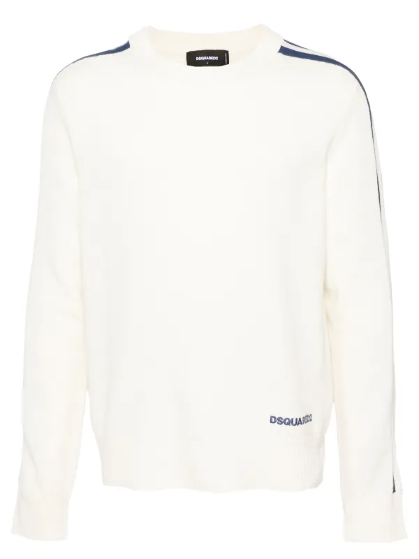 Dsquared2 jumper white hotsell