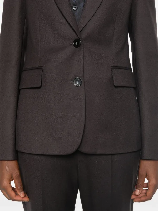 Stella McCartney Wool single-breasted Blazer | Grey | FARFETCH
