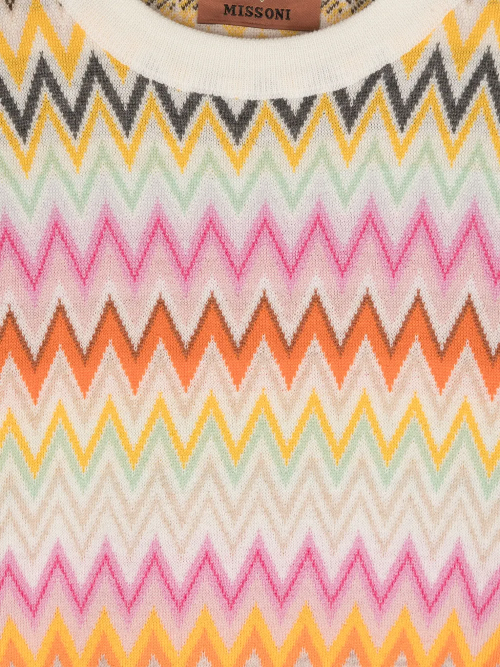 MISSONI ZIGZAG JACQUARD WOOL JUMPER