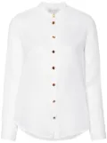 Forte Forte long-sleeve semi-sheer shirt - White