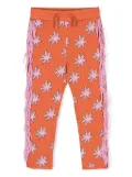 Stella McCartney Kids Bright Stars fringed track pants - Orange