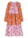 Stella McCartney Kids Bright Stars tiered dress - Orange