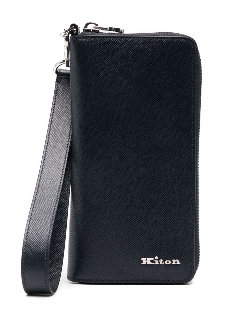 Kiton Portafoglio con stampa - Blu