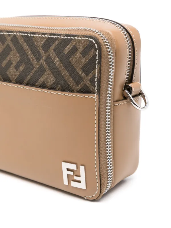 Fendi ff leather shoulder bag cheap