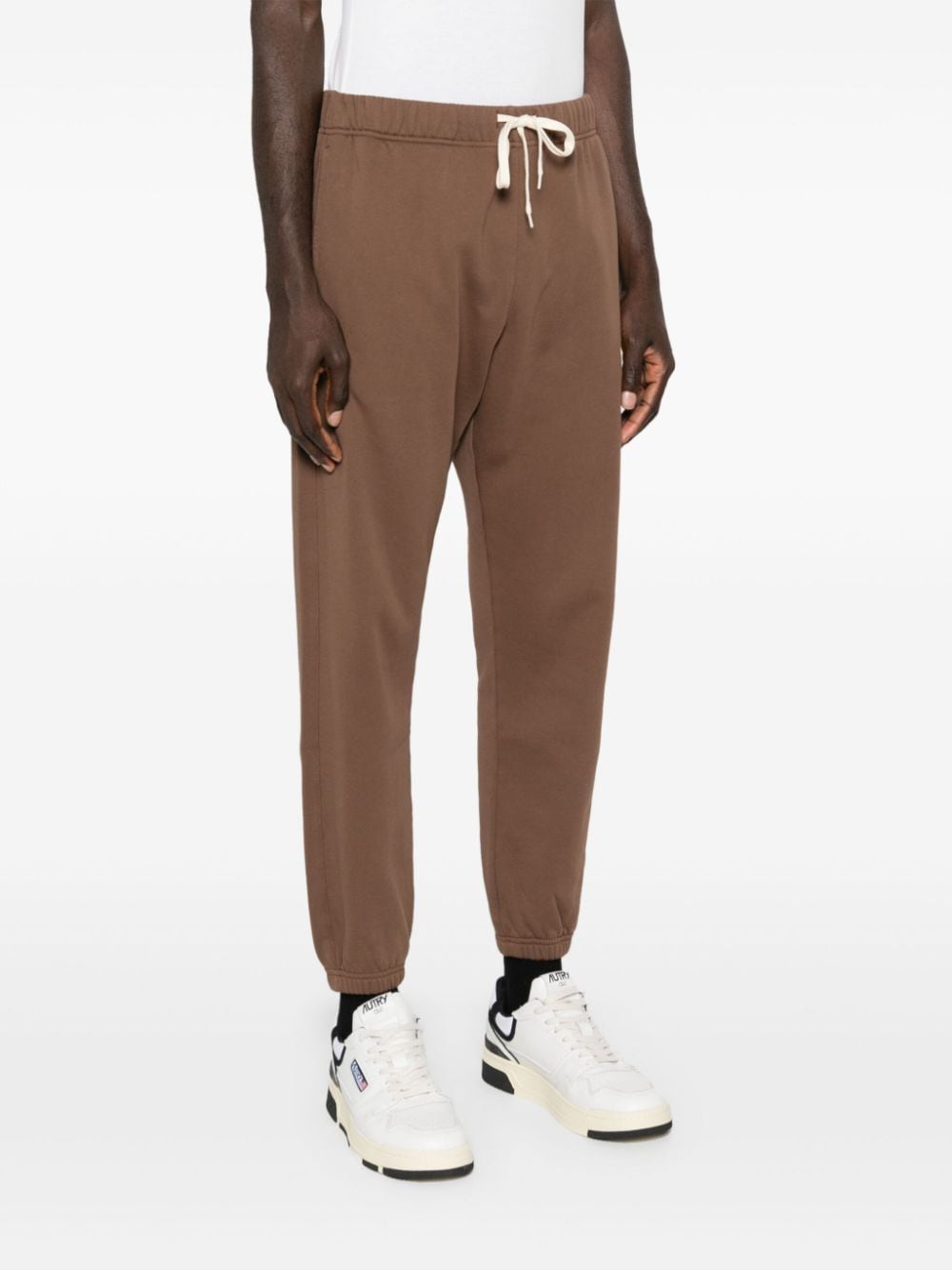 Shop Autry Logo-print Track Pants In Brown