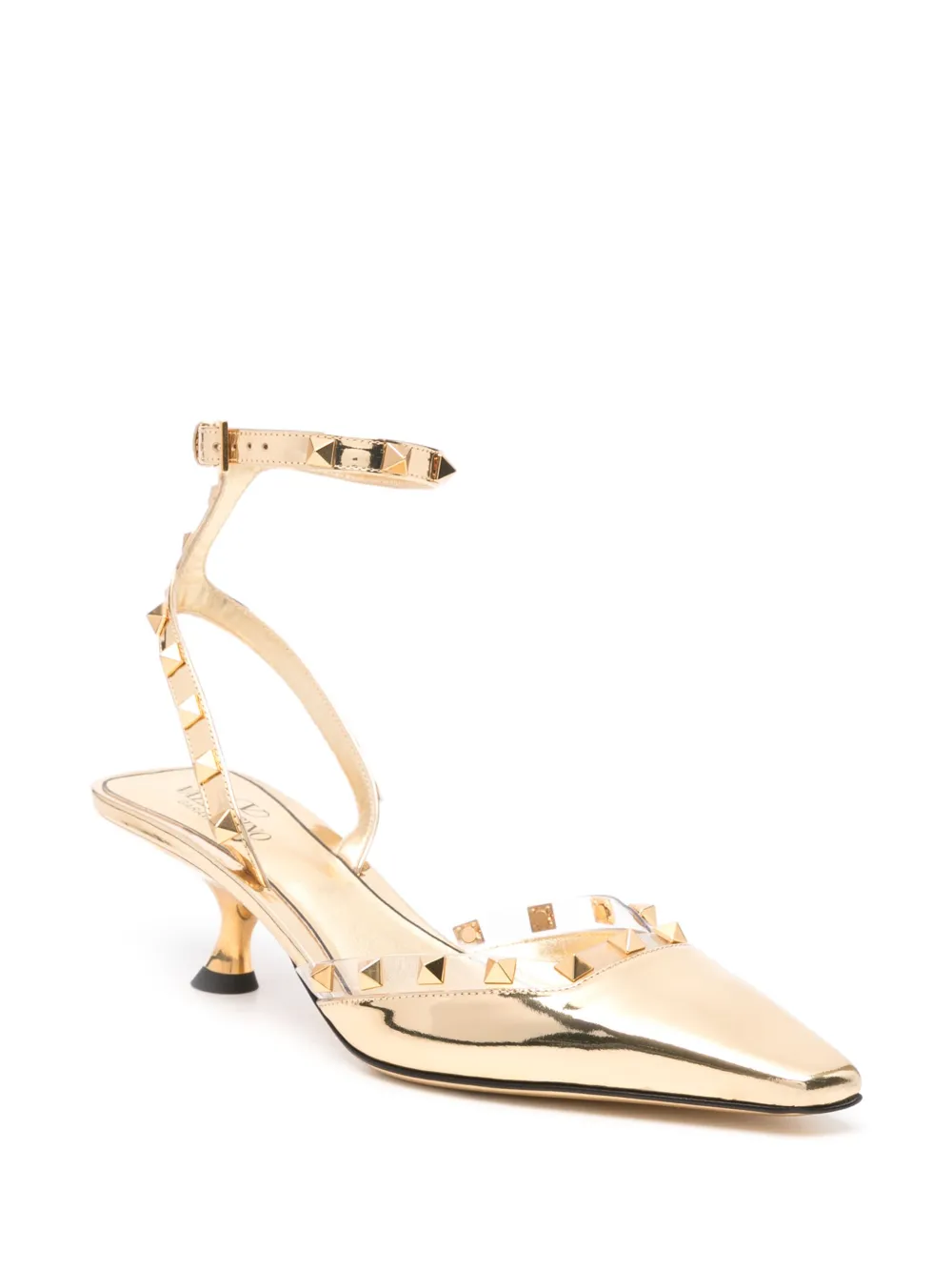 Valentino Garavani Pre-Owned Rockstud Couture 50 mm pumps - Goud