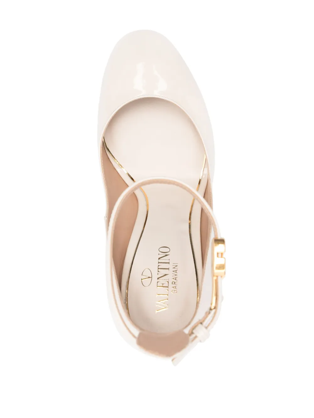 Valentino Garavani Pre-Owned 115 mm Tan-Go pumps Beige