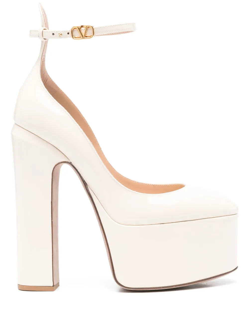 Valentino Garavani Pre-Owned Tan-Go Pumps 115mm - Nude