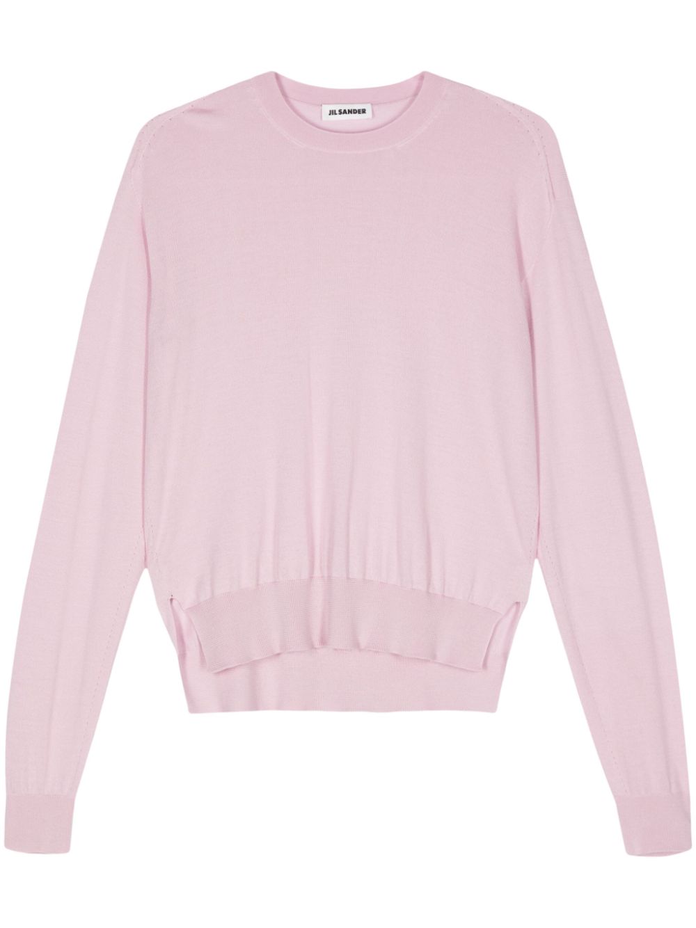 fine-knit cashmere jumper