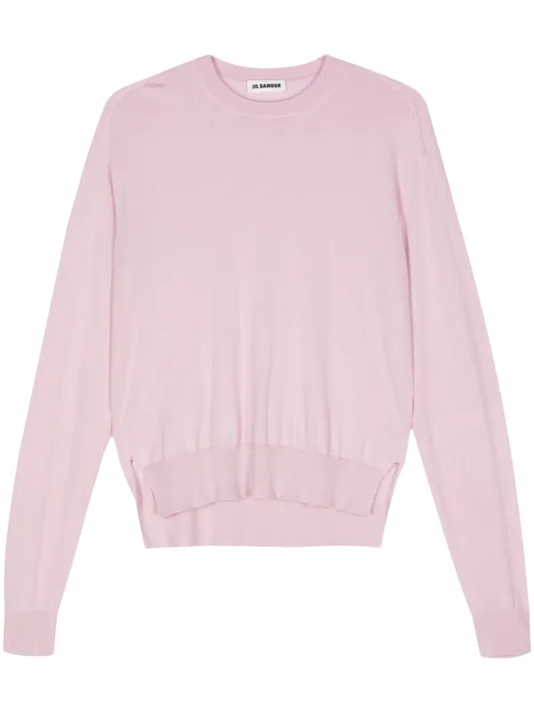 Jil Sander Pre-Owned ファインニット カシミアセーター | ピンク 