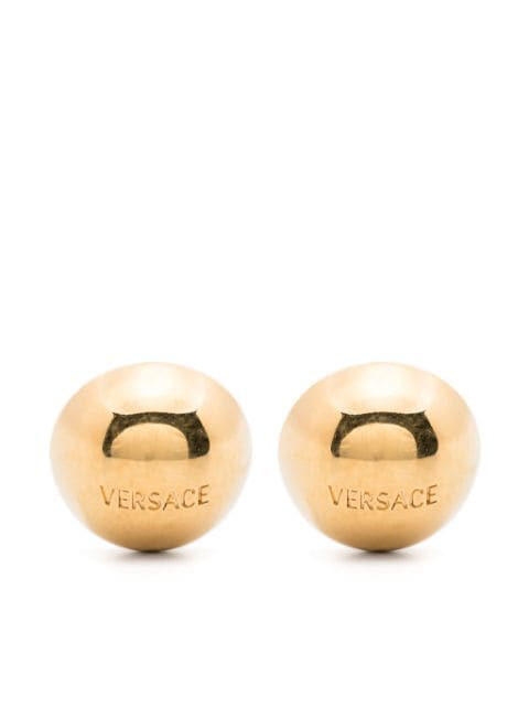 Versace Pre-Owned Sphere Tiles stud earrings