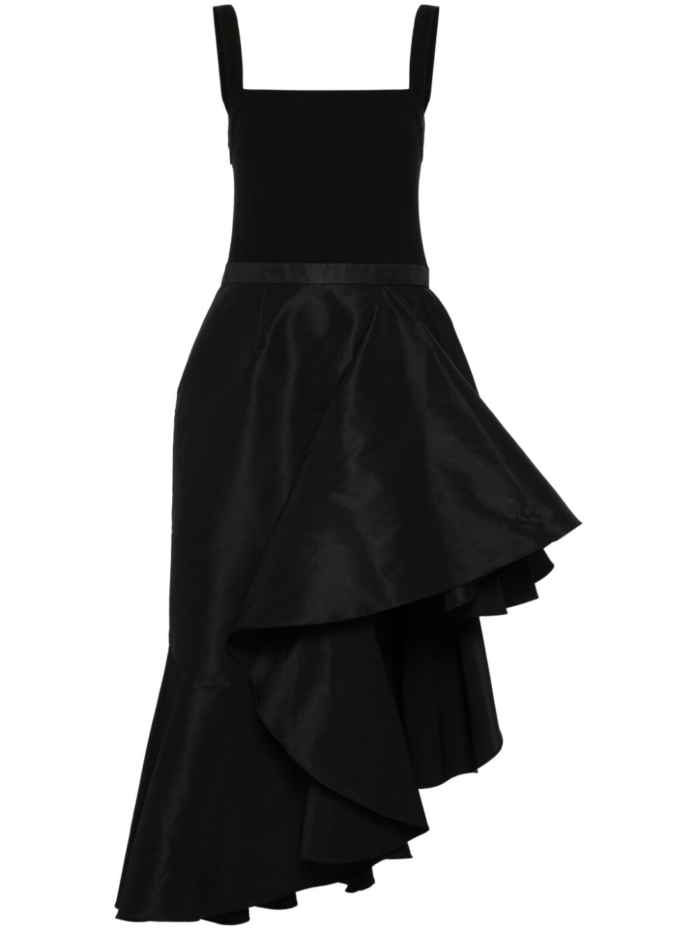 Alexander McQueen Pre-Owned asymmetric midi dress – Black