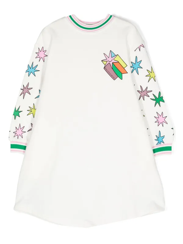 Stella McCartney Kids Bright Stars Sweatshirt Dress Farfetch