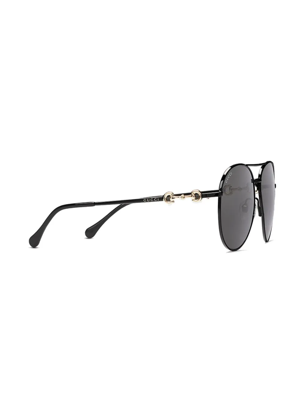 Gucci Eyewear pilot-frame sunglasses - Zwart