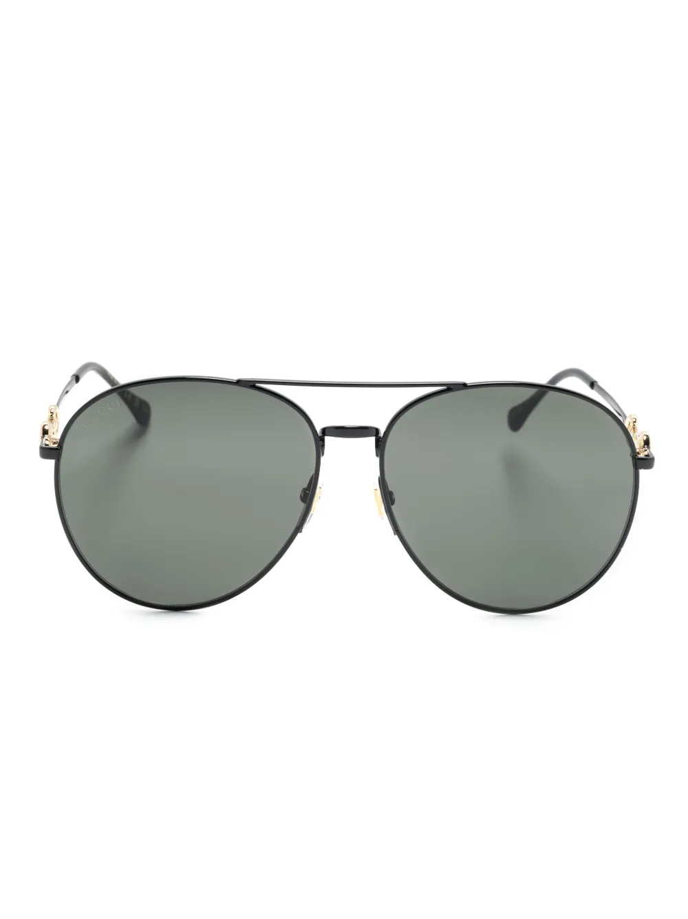 Gucci Eyewear Óculos de sol com detalhe Horsebit | Preto | Image 1