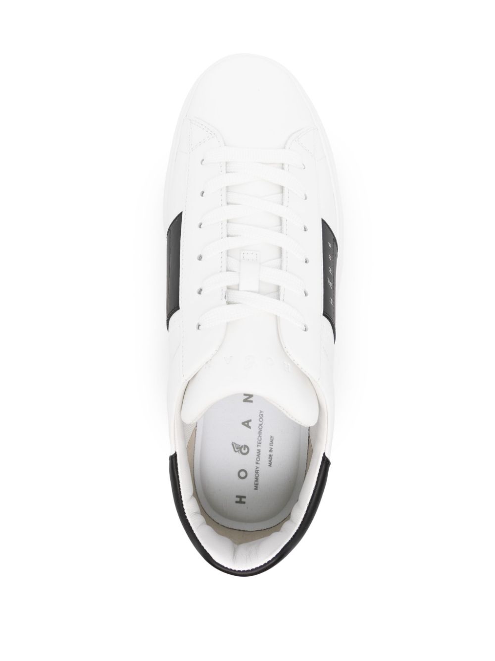 Hogan H-Stripes leather sneakers White