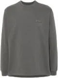 Autry logo-patch cotton sweatshirt - Grey