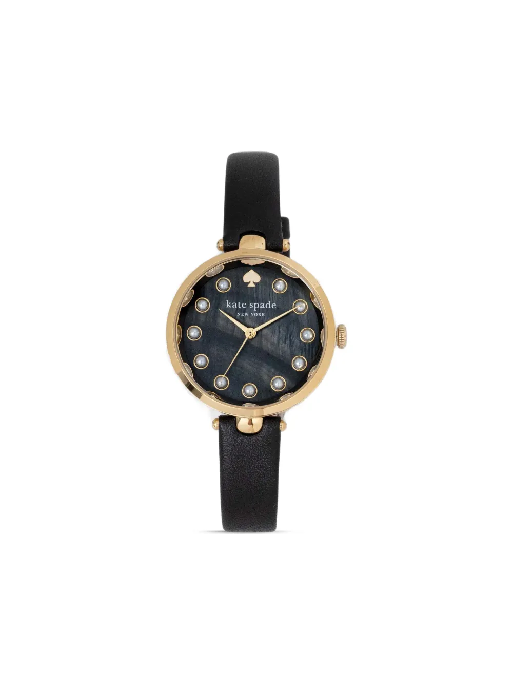 Kate Spade Holland 34mm - ブラック Kate Spade Holland 34mm - ブラック