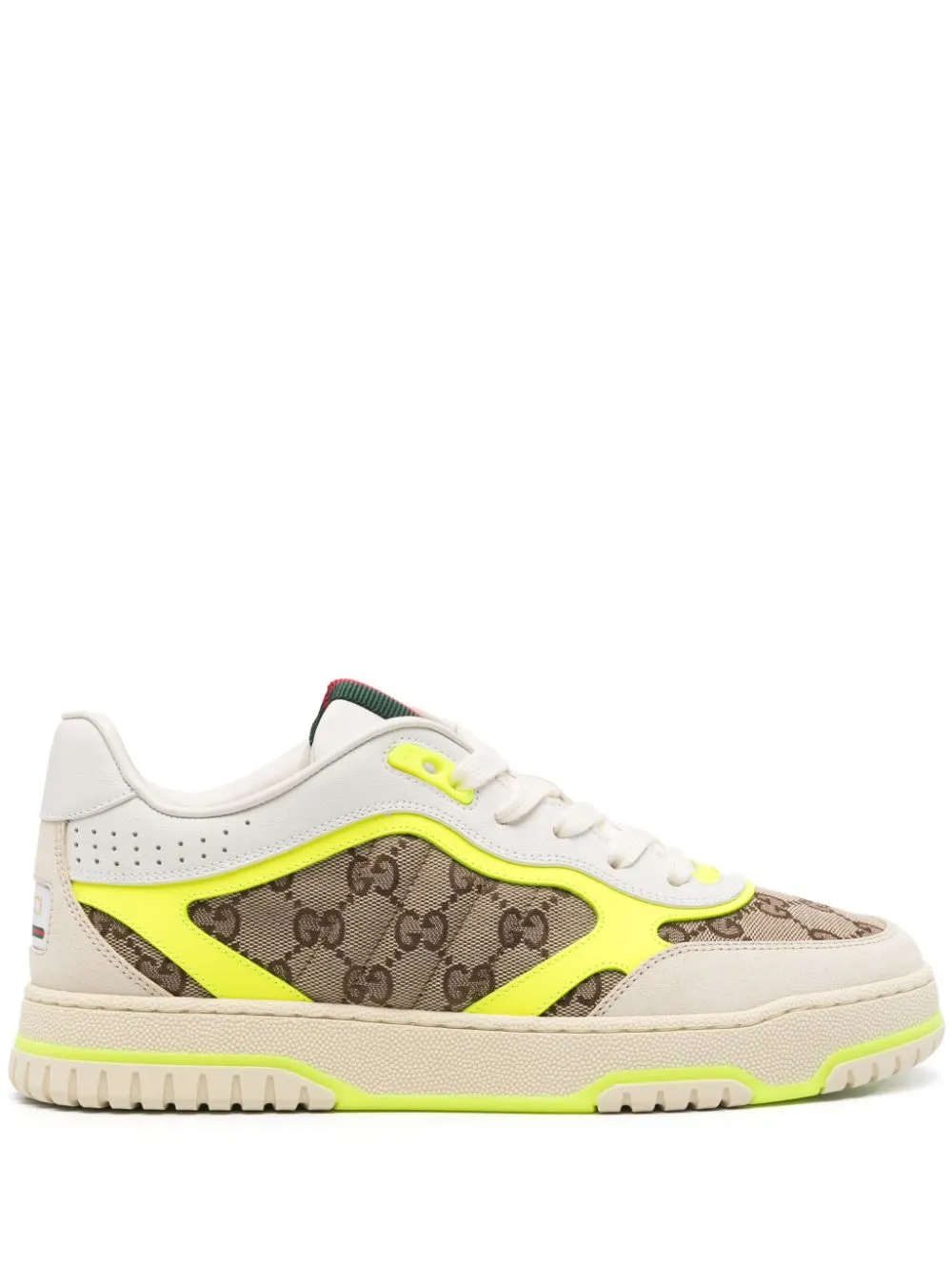 Gucci Re-web Gg Canvas Sneakers In Neutrals