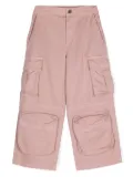 Missoni Kids twill-weave cargo pants - Pink