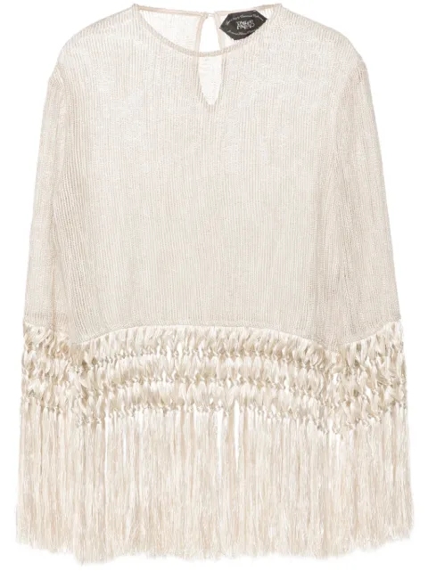 Taller Marmo Bluse mit Quasten