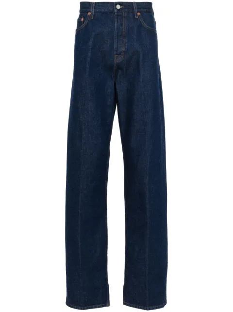 Gucci logo-patch straight jeans