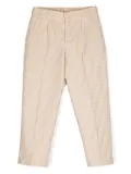 Fendi Kids FF jacquard trousers - Neutrals