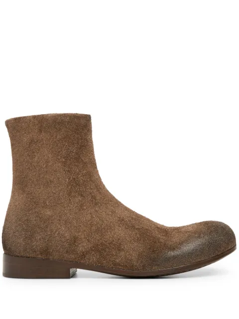 Marsèll botines de gamuza