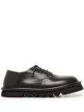 Marsèll chunky sole leather derby shoes - Black