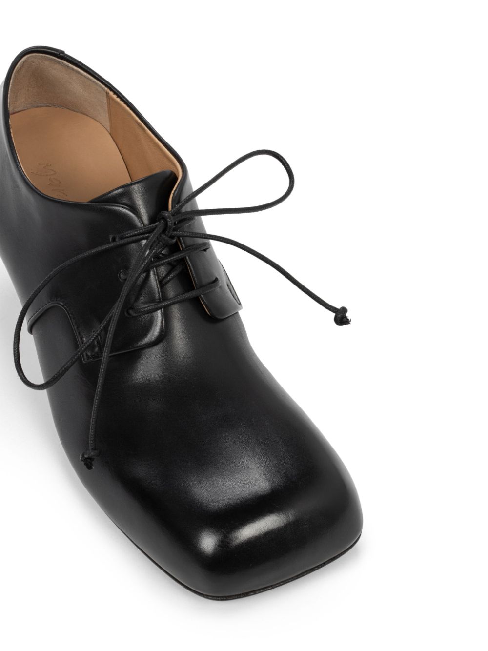 Marsèll Oxford schoenen met kitten hak Zwart