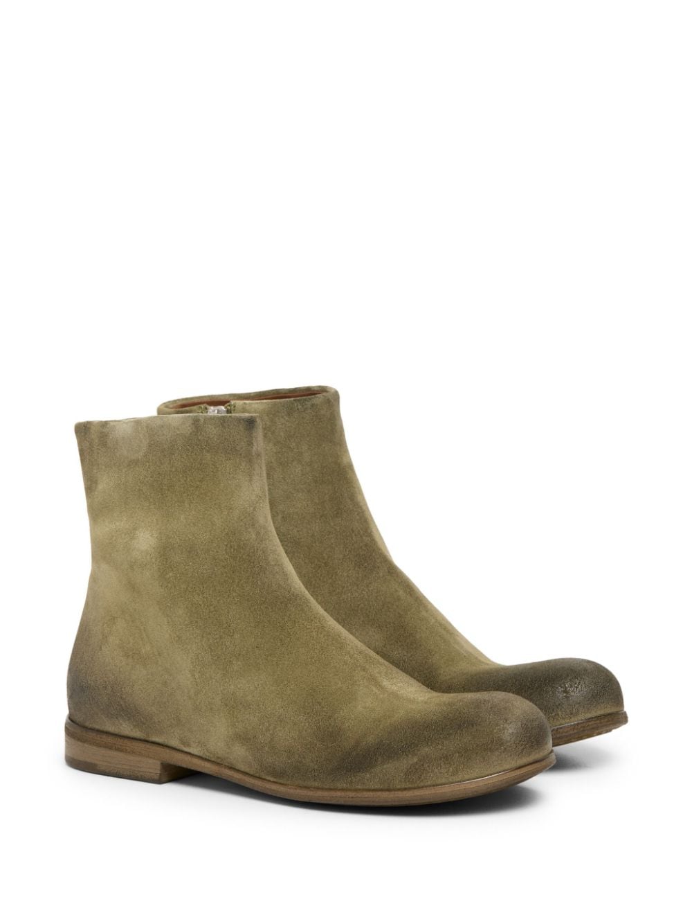 Marsèll suede ankle boots Green