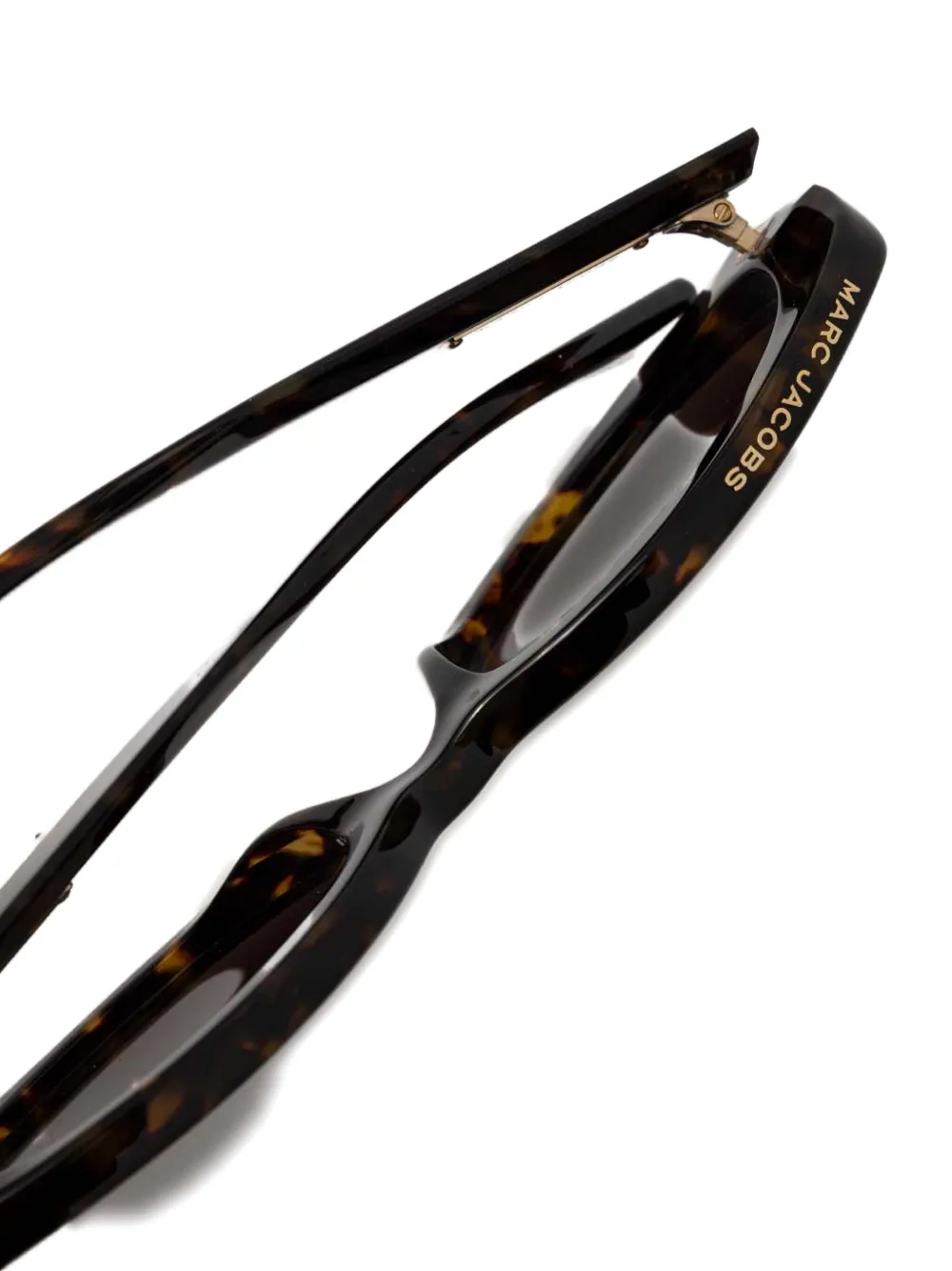 Marc Jacobs Eyewear Zonnebril met ovalen montuur Bruin