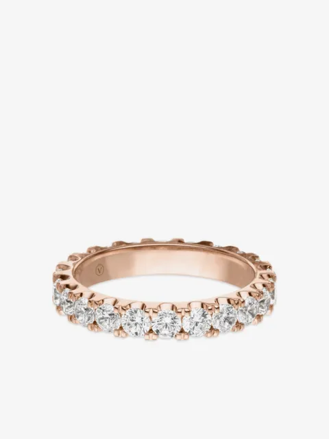 VEYNOU 18k rose gold Memory diamond ring