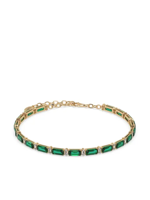 VEYNOU pulsera Beyond Eden en oro amarillo de 14kt con esmeralda