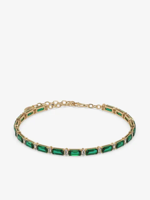 VEYNOU 14kt yellow gold Beyond Eden emerald bracelet