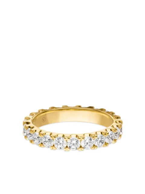 VEYNOU 18kt yellow gold Memory diamond ring