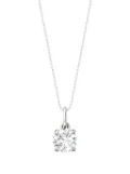 VEYNOU 14kt white gold Ella diamond necklace - Silver