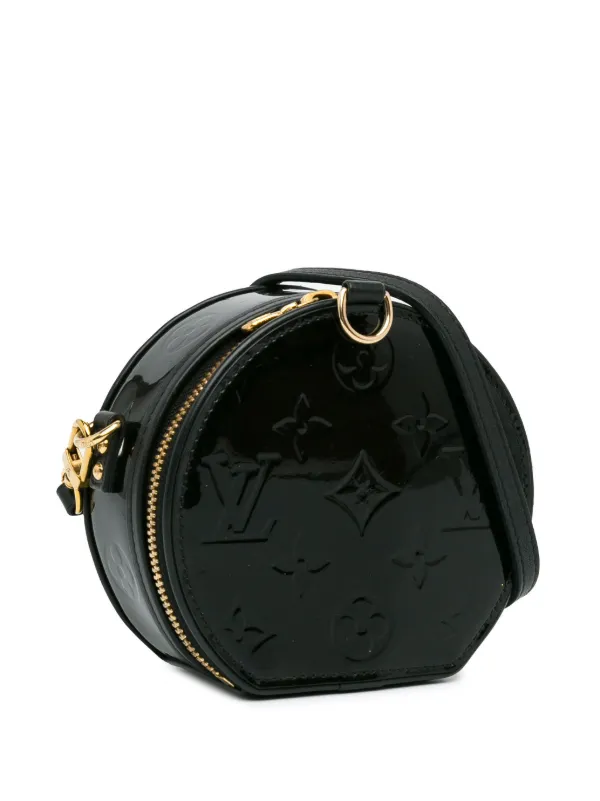 Louis Vuitton Pre Owned 2019 Vernis Mini Boite Chapeau Souple crossbody bag women Leather One Size Black