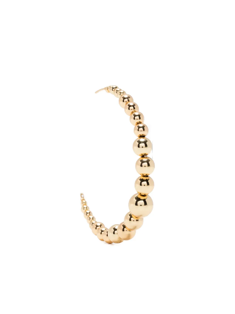 Kenneth Jay Lane Polished Large Hoops In Gold