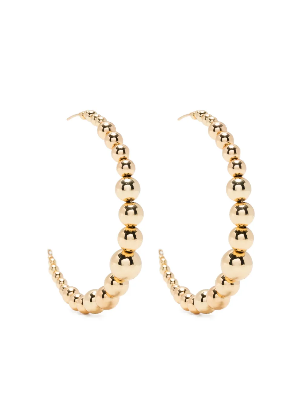 polished large hoops