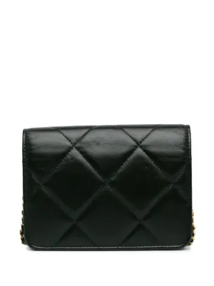 CHANEL Pre-Owned キルティング フラップバッグ | ブラック | FARFETCH JP