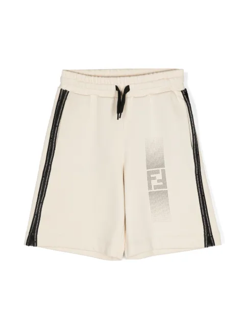Fendi Kids Bermuda com estampa de logo