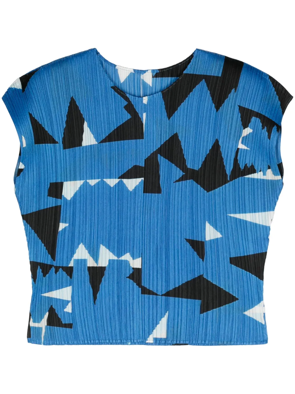 Pleats Please Issey Miyake Lucid T-shirt Blauw