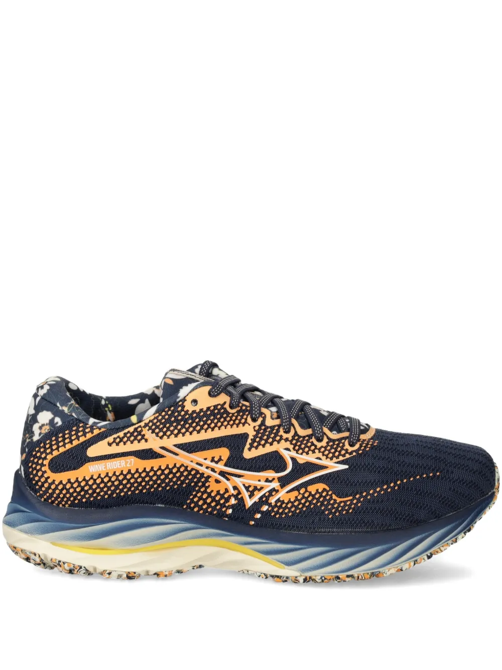 Mizuno x Roxy Mizuno Wave Rider 27 floral-print sneakers - Blu