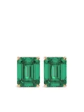 VEYNOU 14kt recycled yellow gold Eden Essence emerald stud earrings