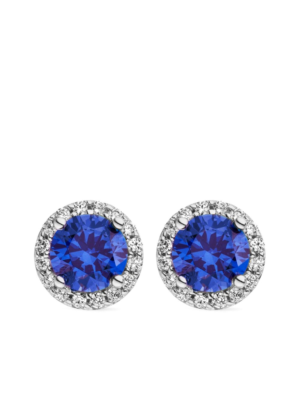 14kt white gold Ava sapphire stud earrings