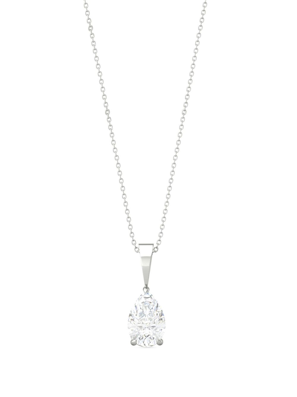 14kt white gold Liv diamond necklace