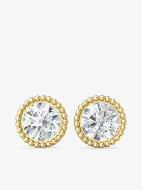 VEYNOU 14kt yellow gold Kate diamond earrings